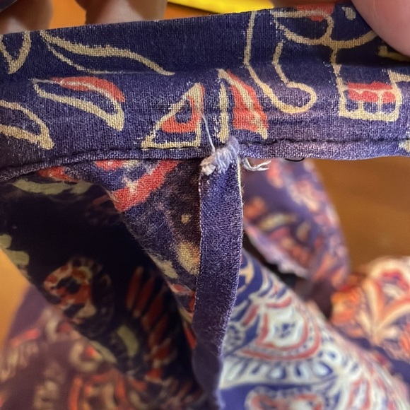 A bohemian maxi wrap skirt. Reversible. Cotton. No tags. Purple. 43” across top - Picture 6 of 6